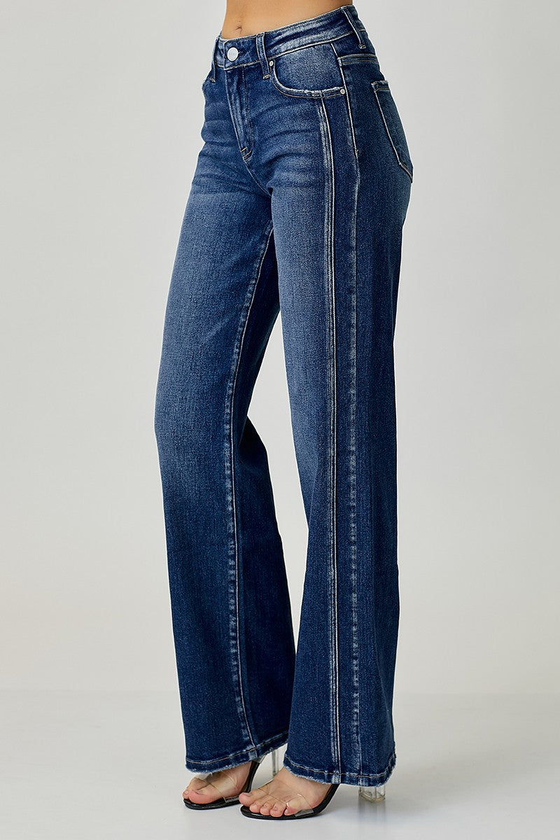 Mid Rise Straight Risen Jeans