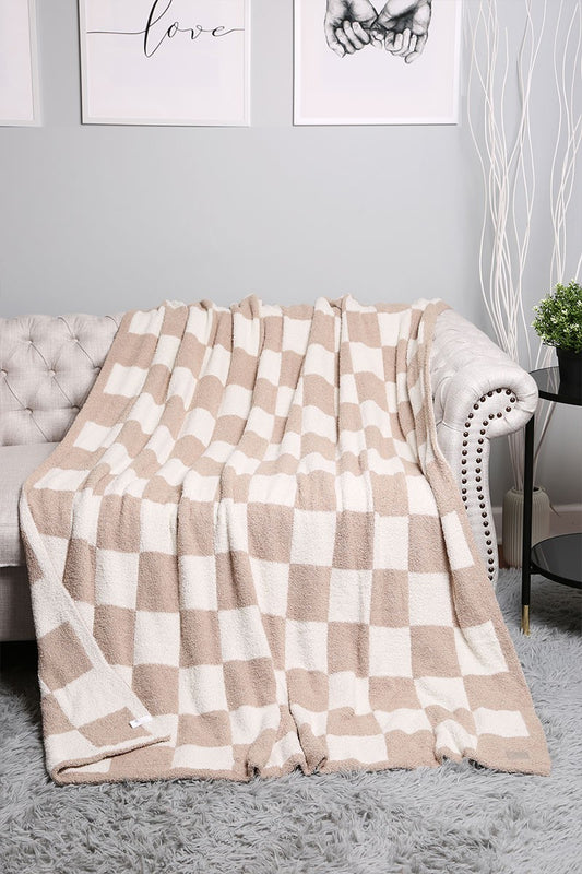 Checkered Throw Blanket - Adult