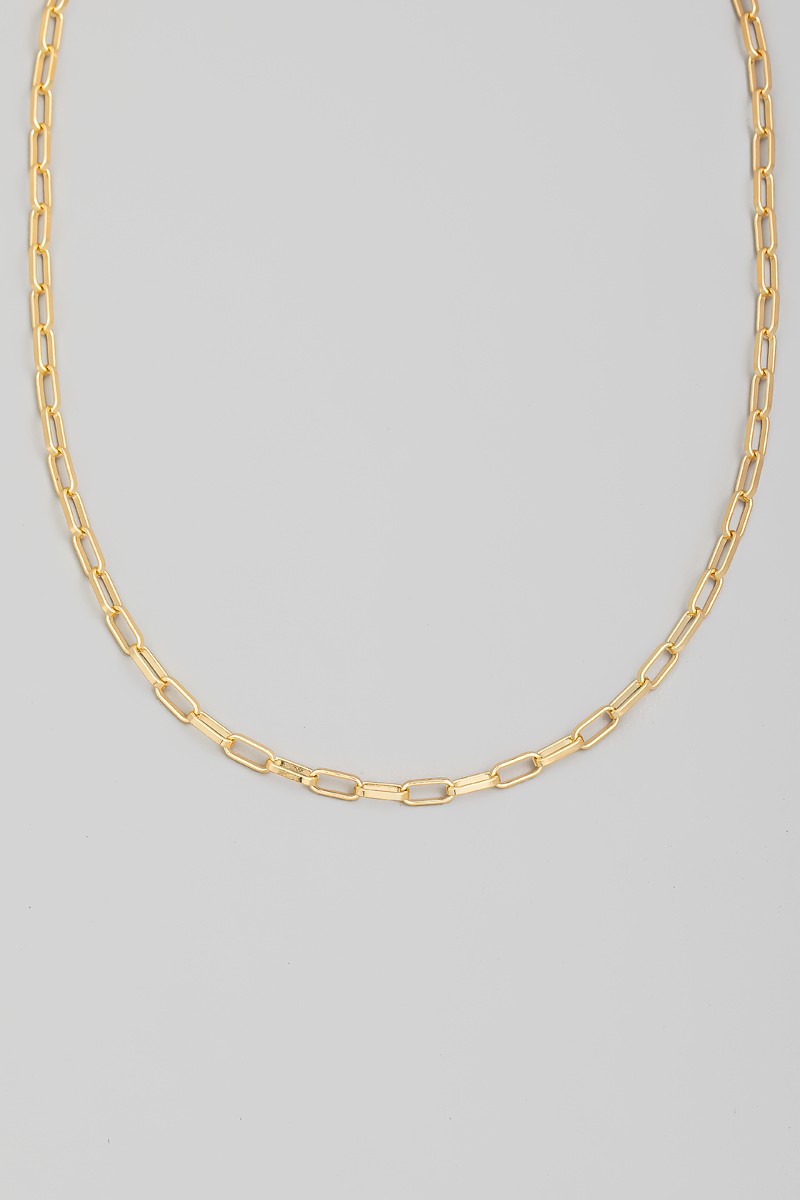 Oval Chain Link Necklace