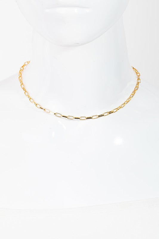 Oval Chain Link Necklace