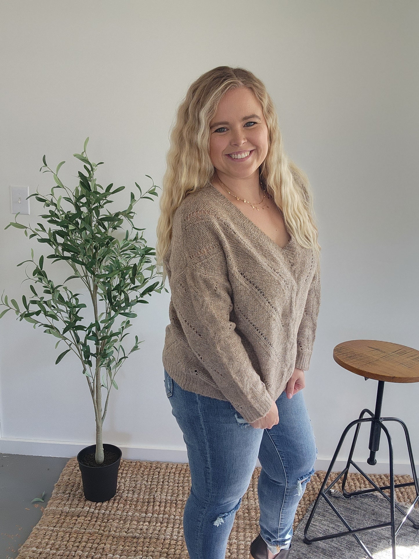 Soft V Shape Sweater
