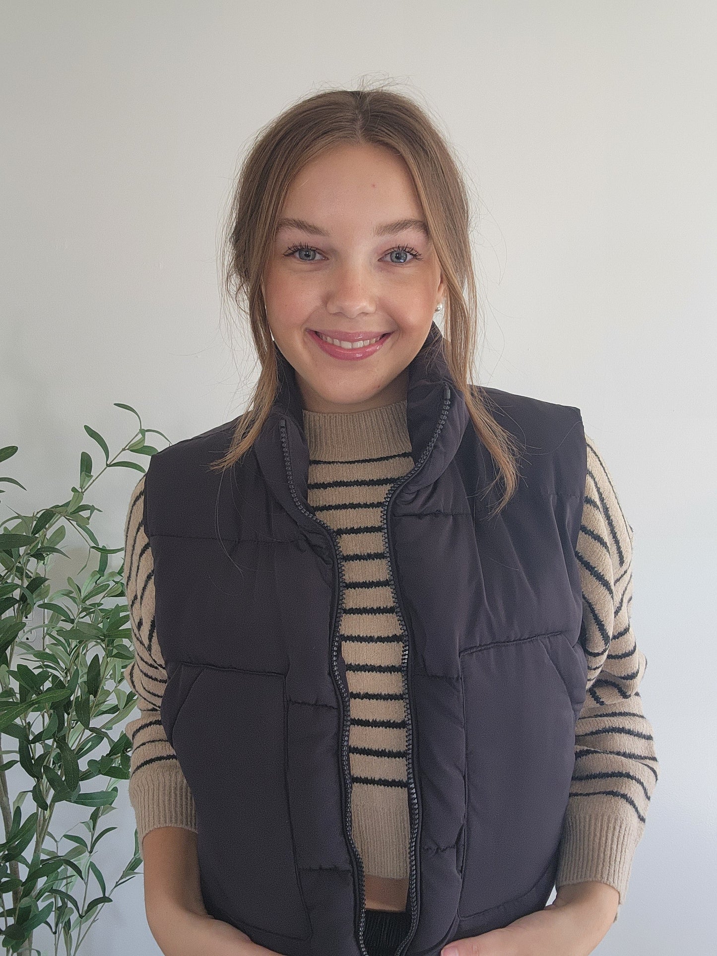 Puffer Vest With Pockets