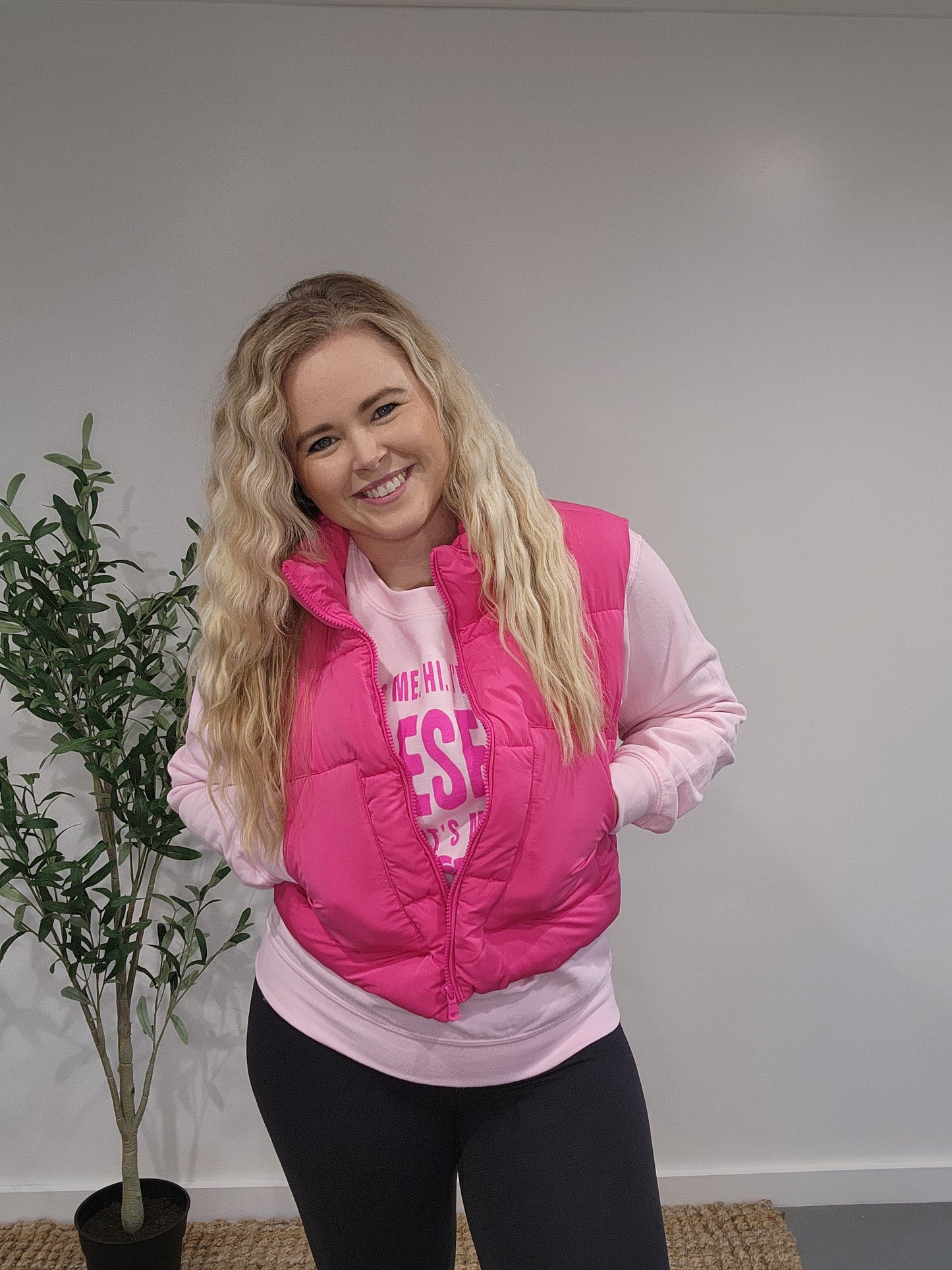 Puffer Vest With Pockets