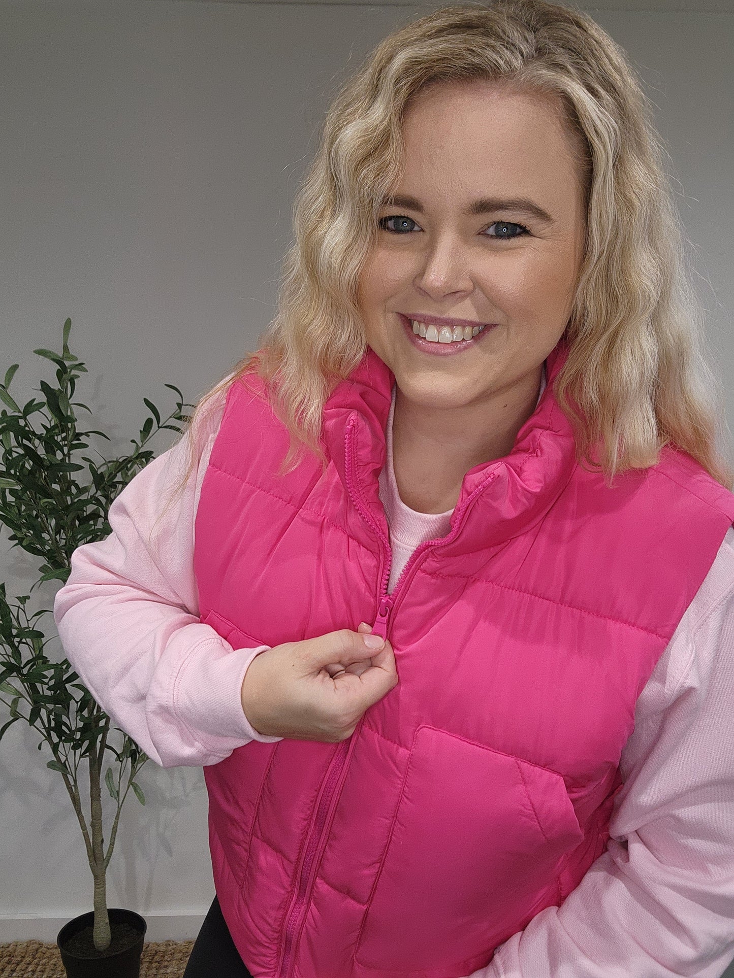 Puffer Vest With Pockets