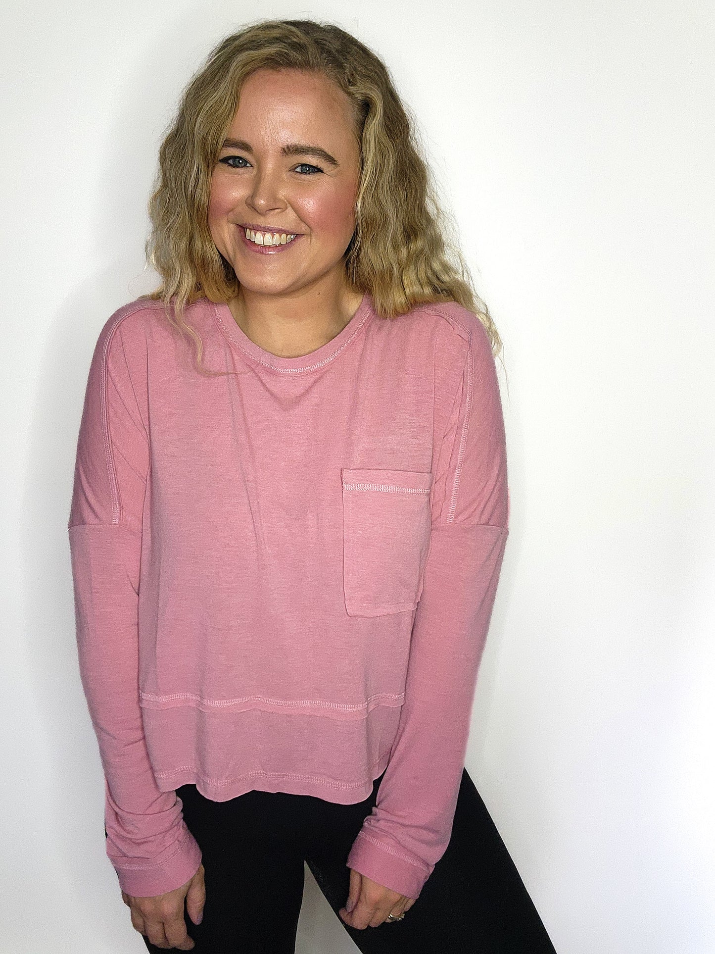 Oversized Casual Knit Top