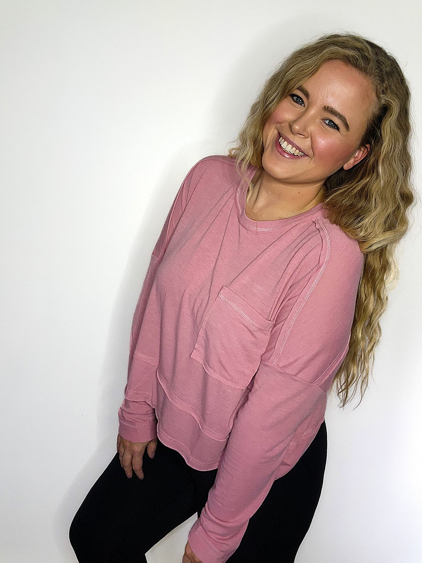 Oversized Casual Knit Top