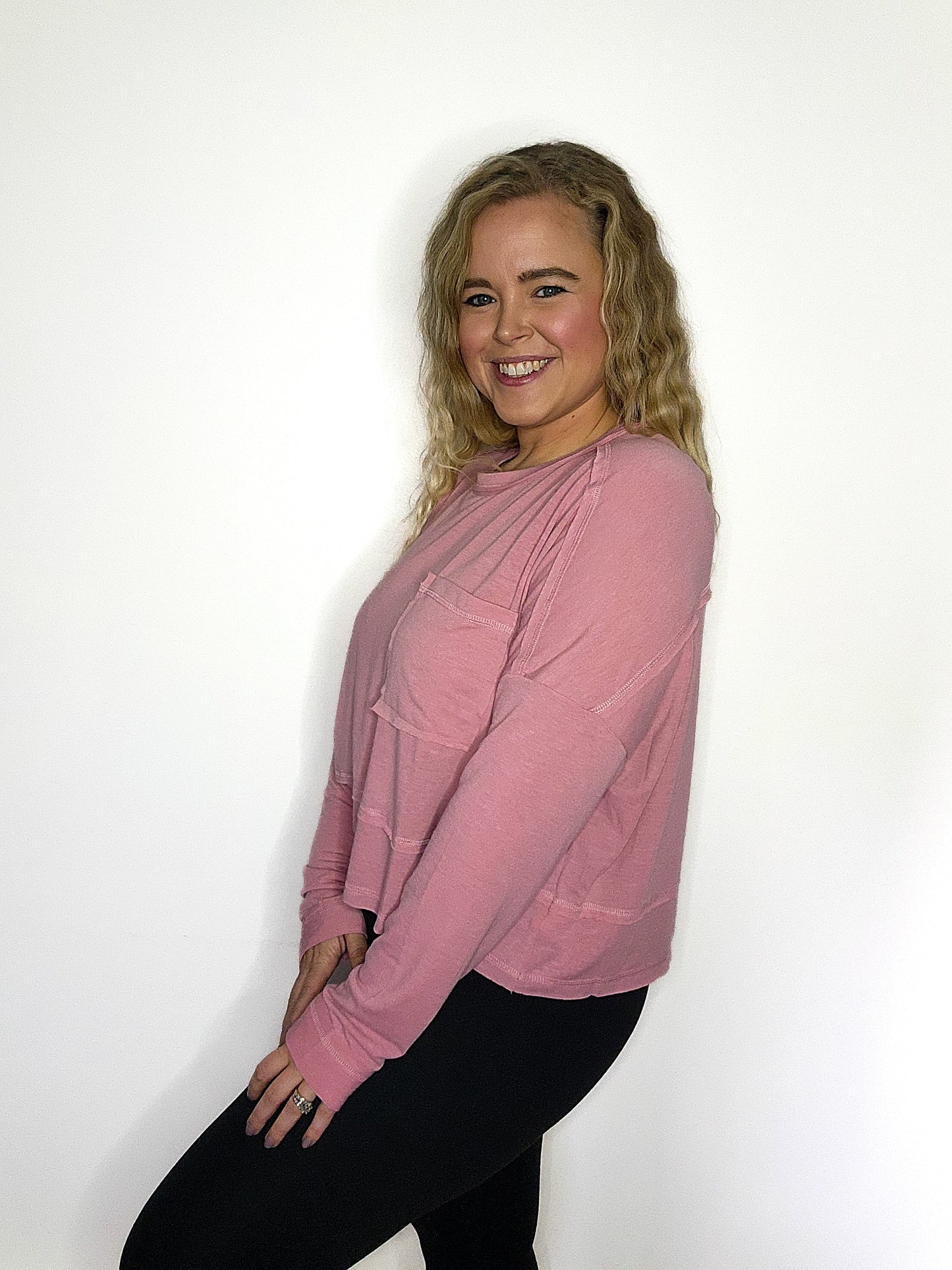 Oversized Casual Knit Top