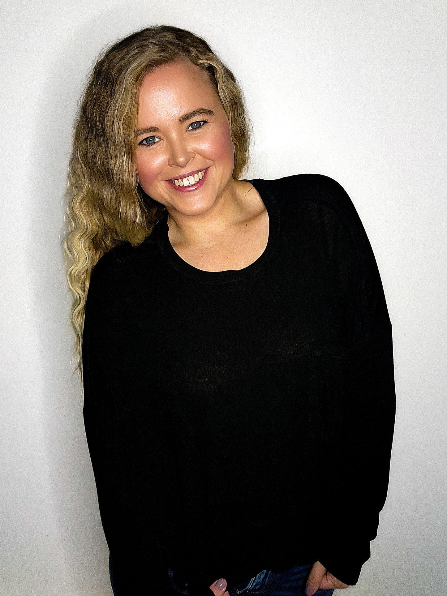 Oversized Casual Knit Top