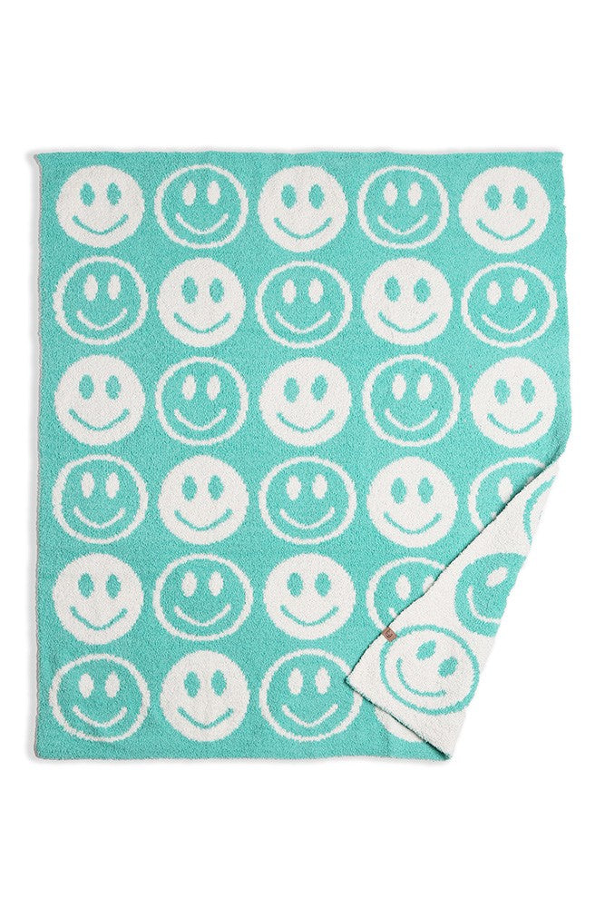 Happy Face Throw Blanket - Kids
