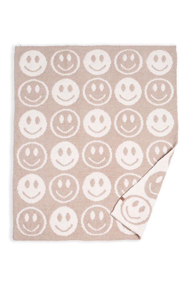 Happy Face Throw Blanket - Kids