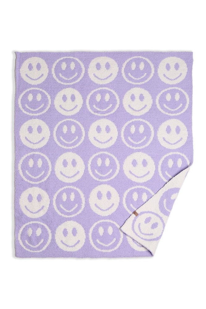 Happy Face Throw Blanket - Kids