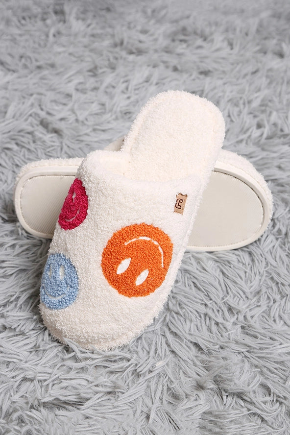 Happy Face Slippers- Adult