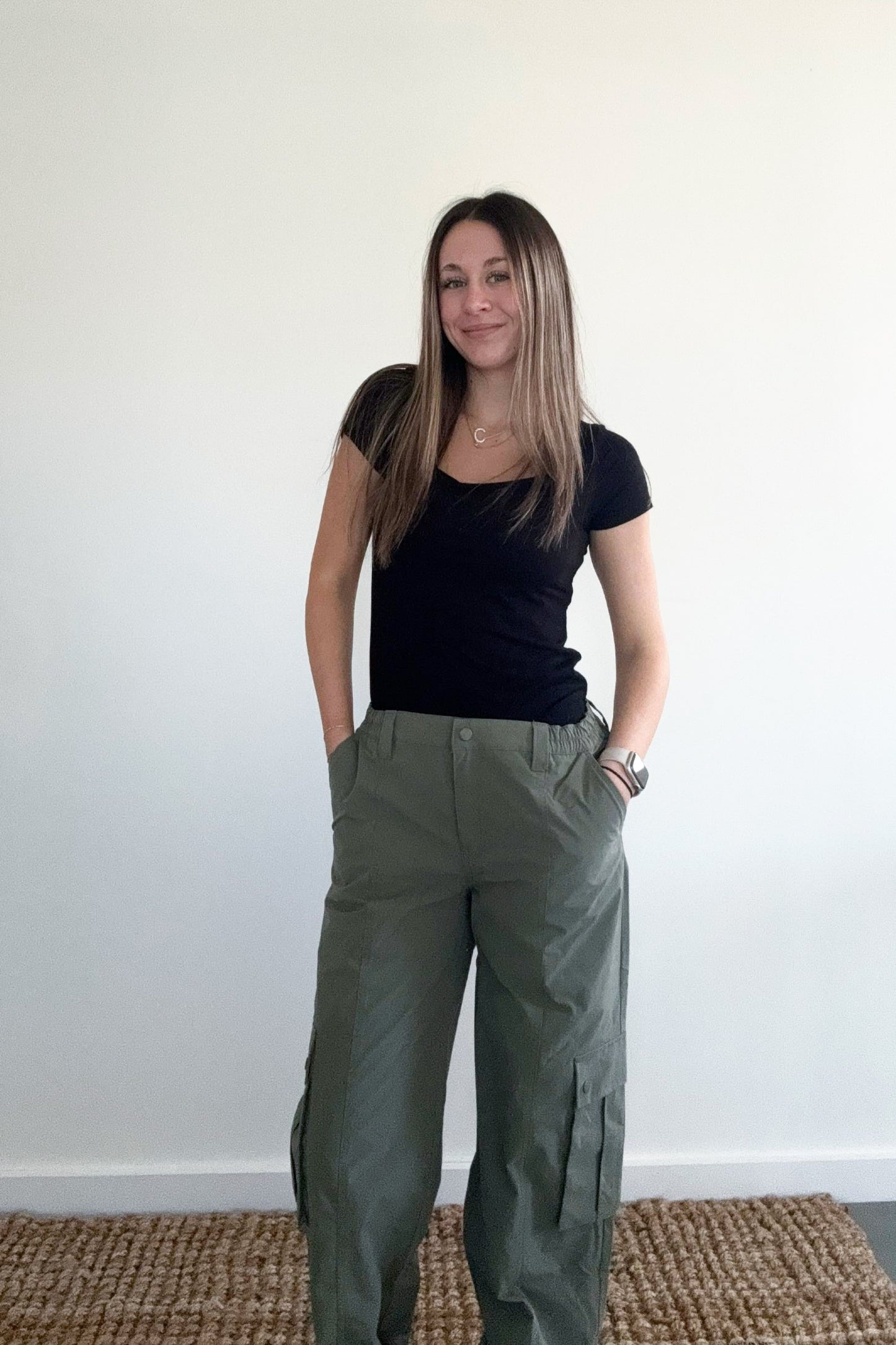Olive Cargo Pants