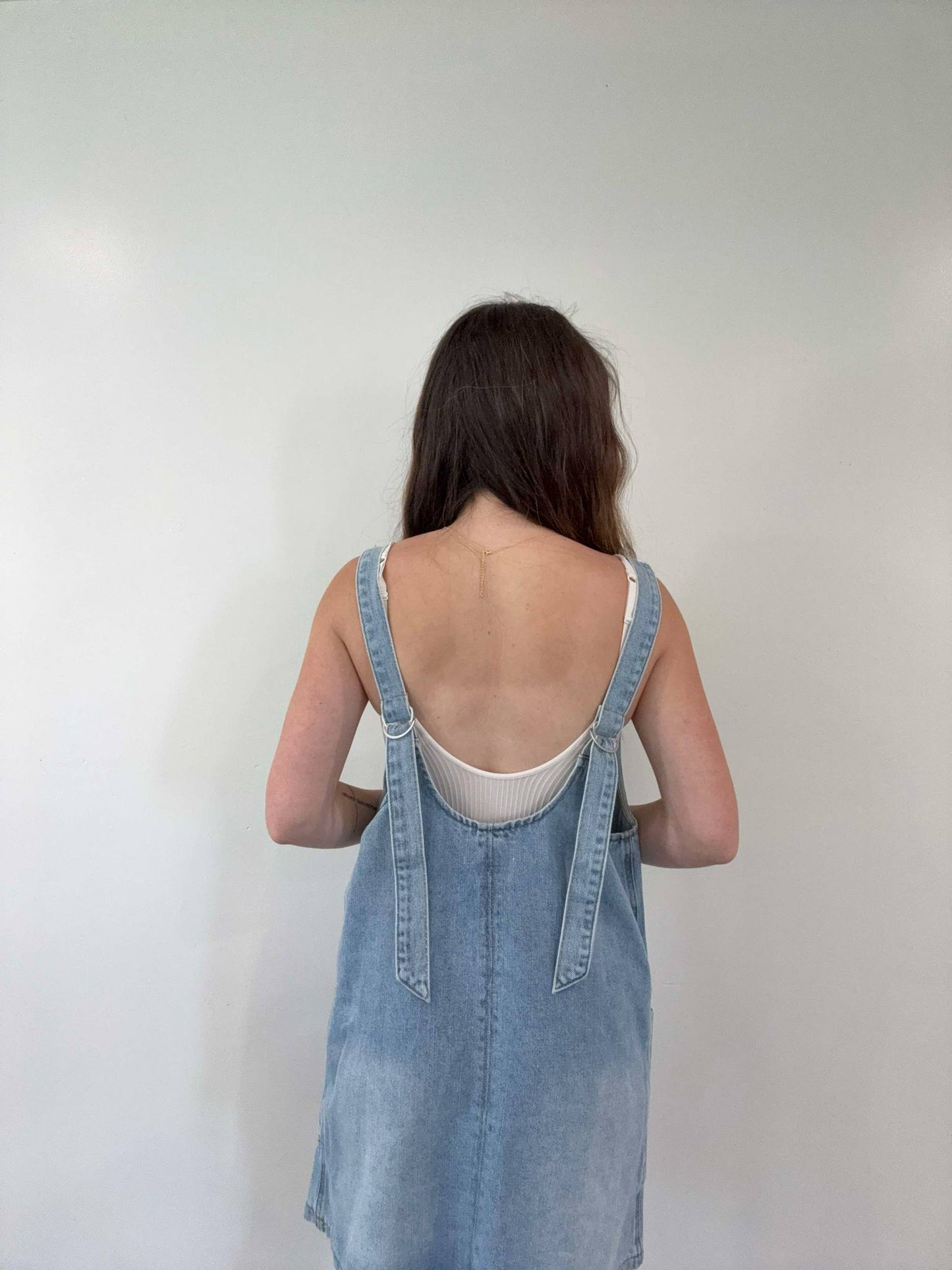 Denim Overall Dress