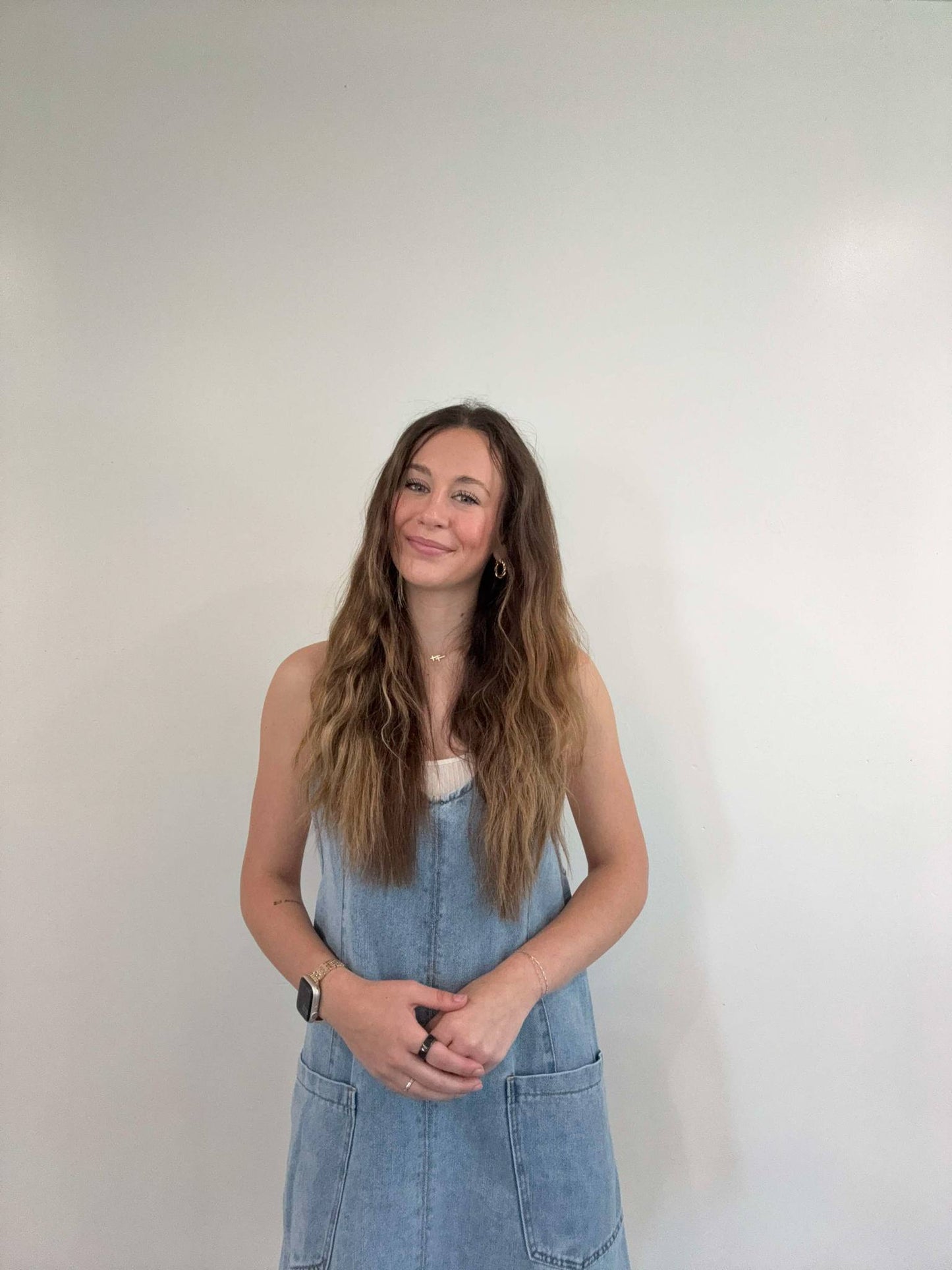Denim Overall Dress