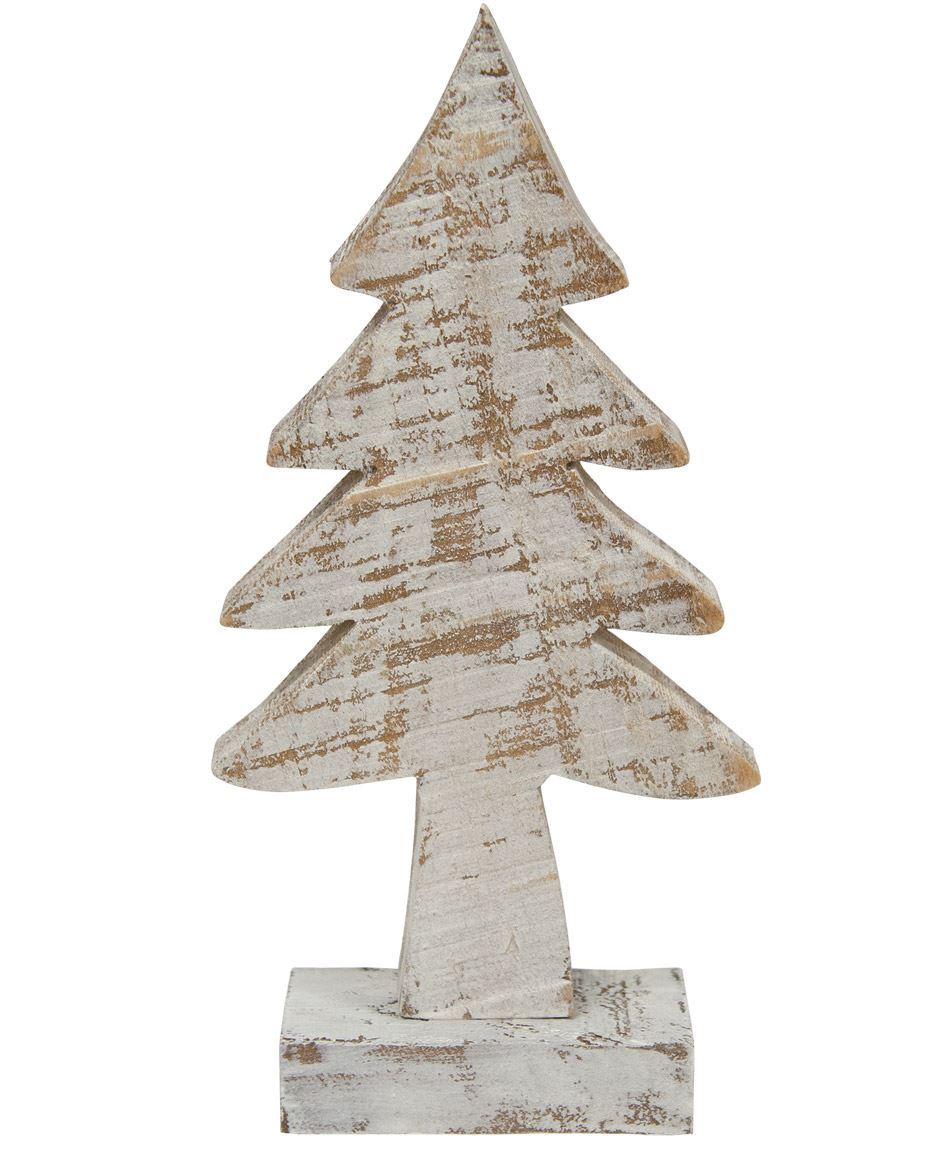 Distressed Wooden Tree, 8"