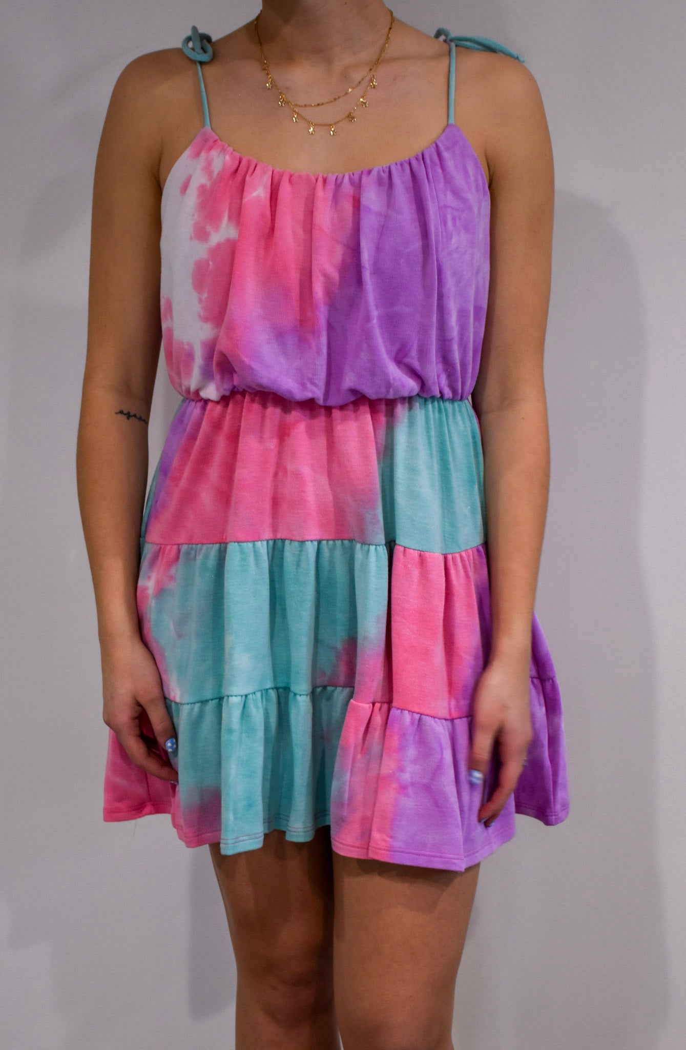 Tie Dye Rainbow Baby Doll Dress
