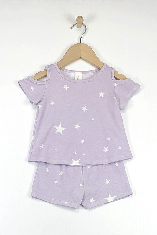 Lavender Star Lounge Set (2T-4T)