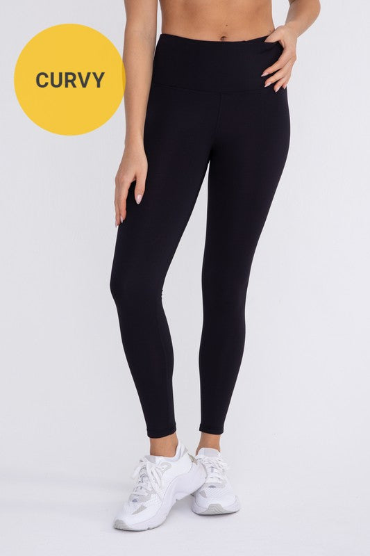 Black Ribbed Leggings