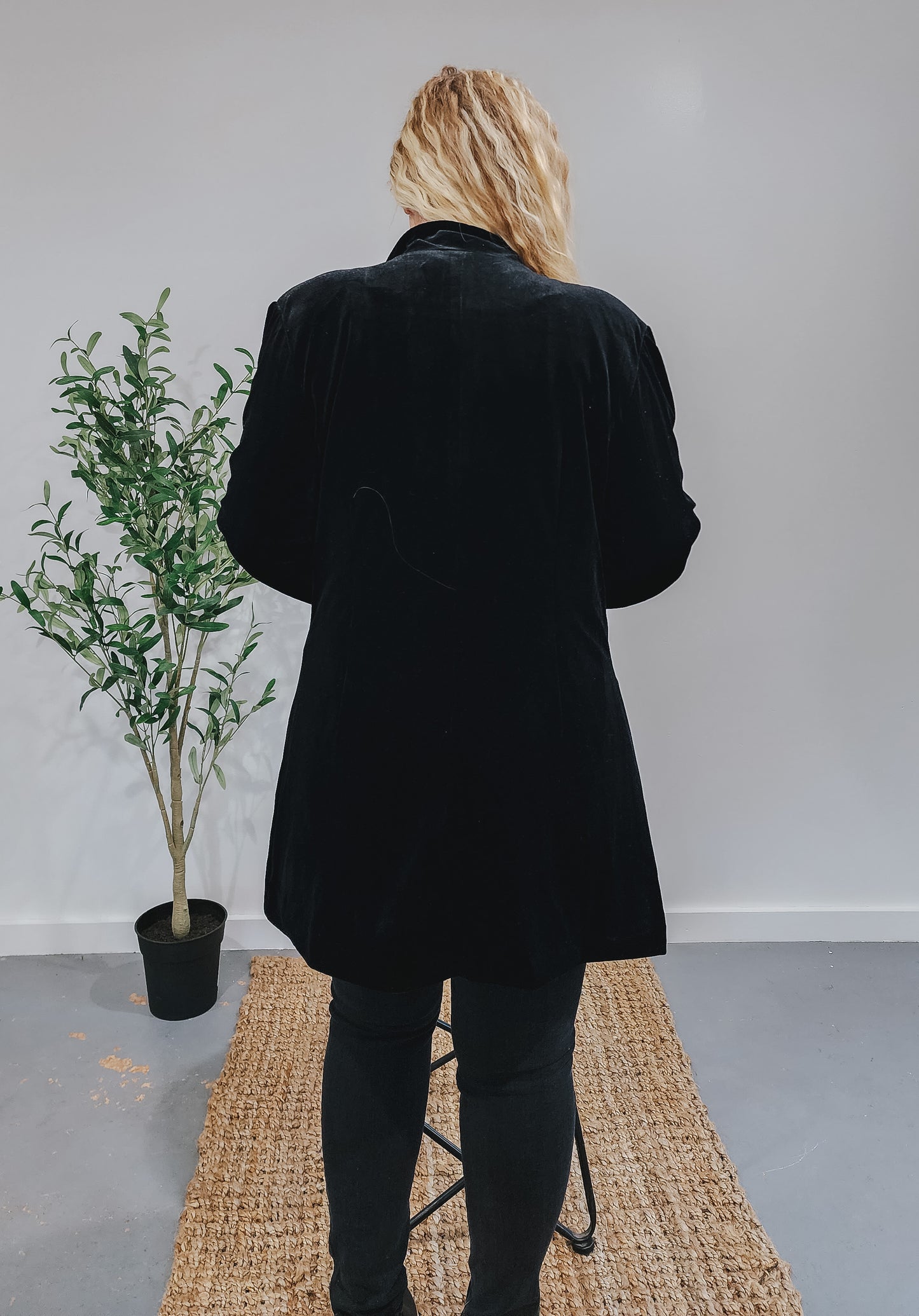 Black Velvet Blazer