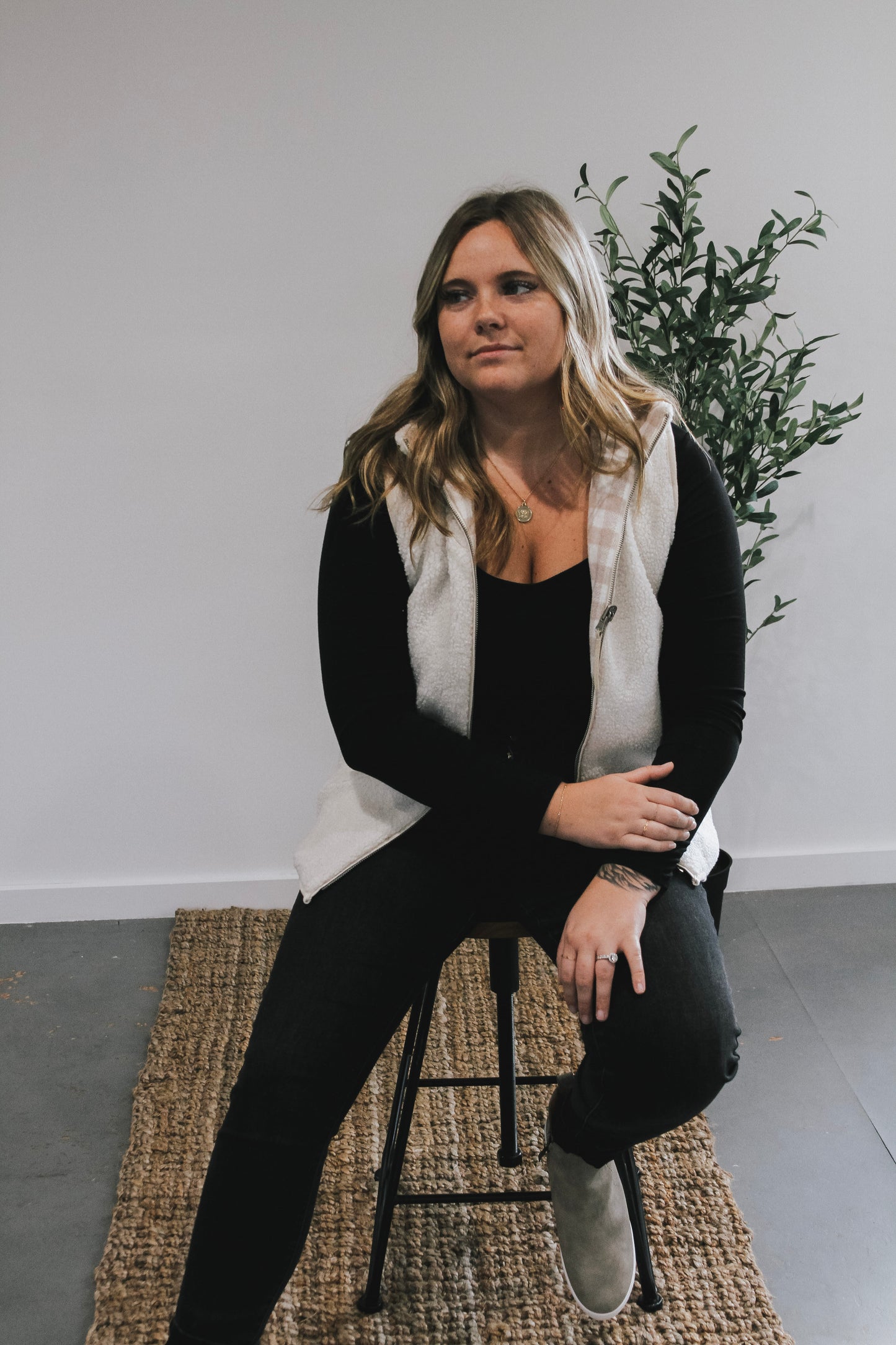 Square Neck Long Sleeve Bodysuit