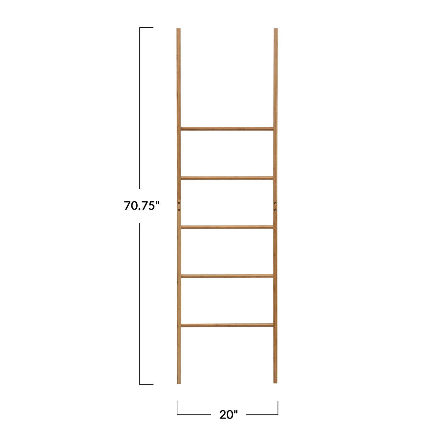 Decorative Bamboo Ladder Rack