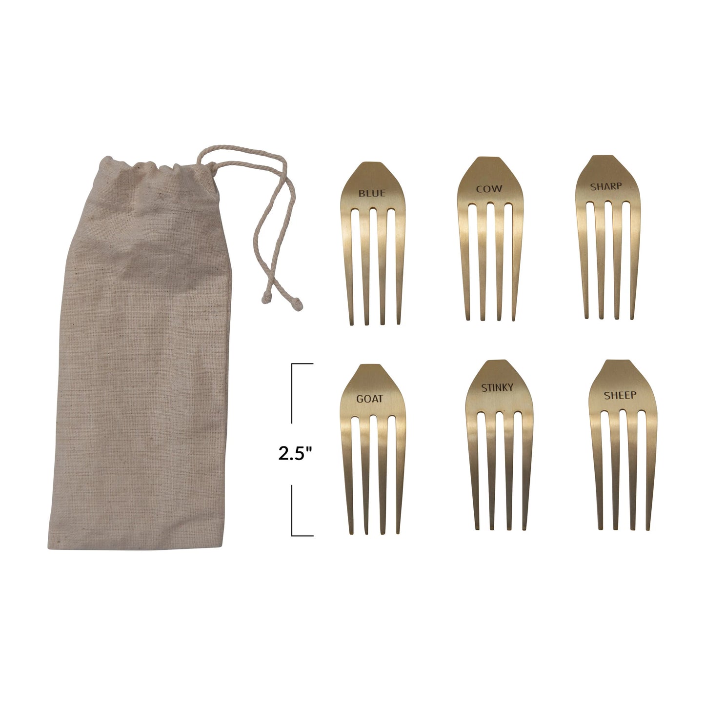 Stainless Steel Cheese Markers