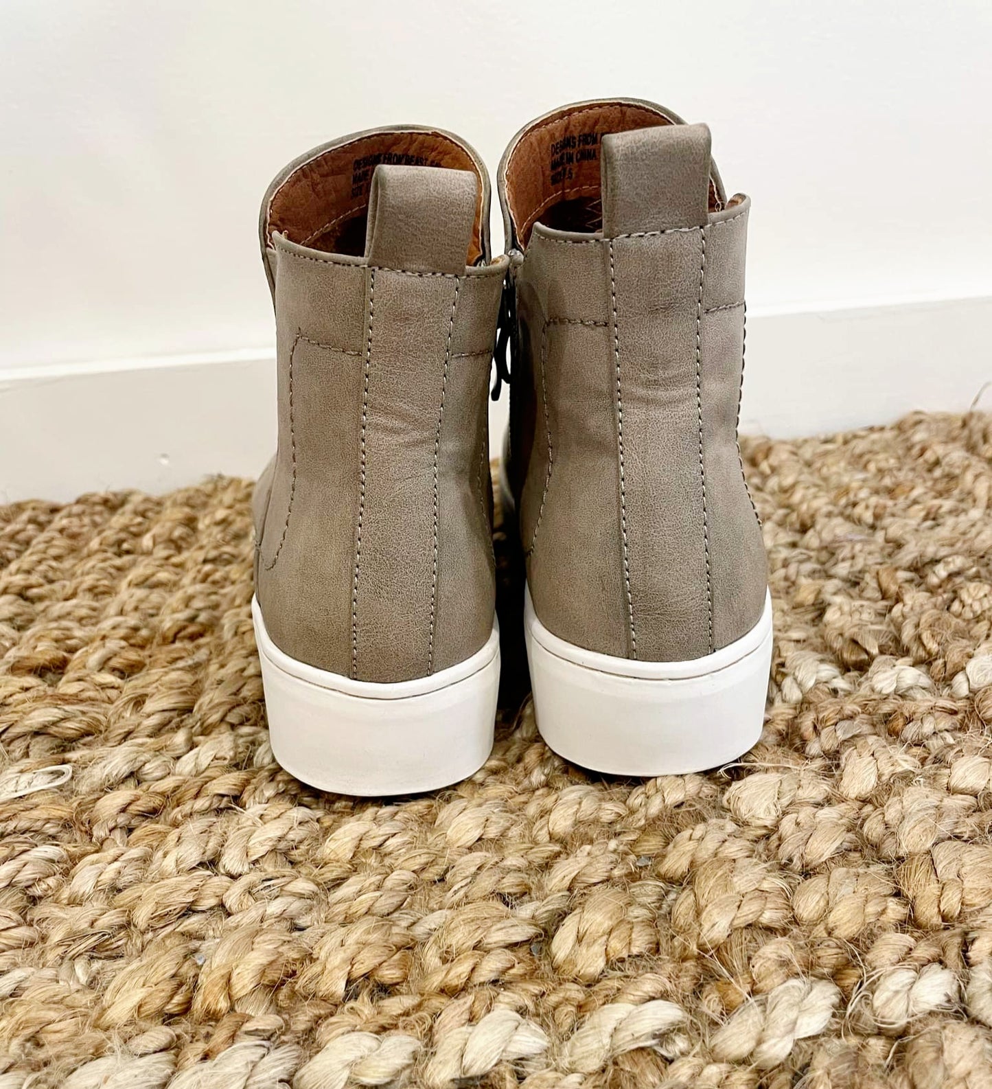 Grey Hightop Sneaker