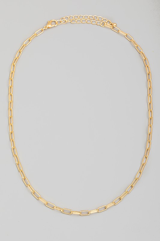 Oval Chain Link Necklace