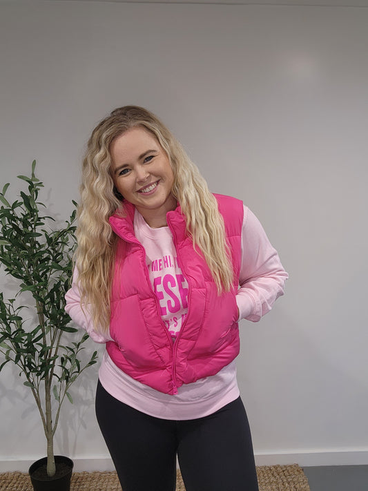Puffer Vest With Pockets