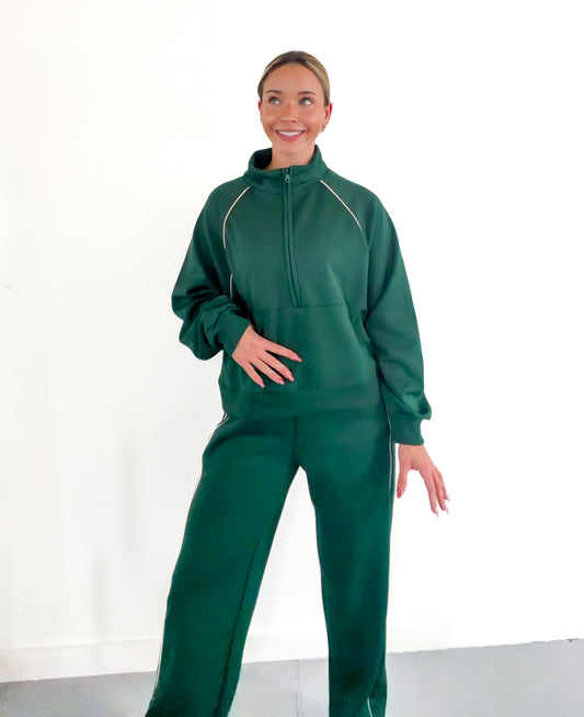 Half-Zip Cozy Knit Set