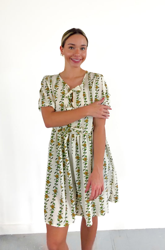 Sunflowers And Everything Mini Dress