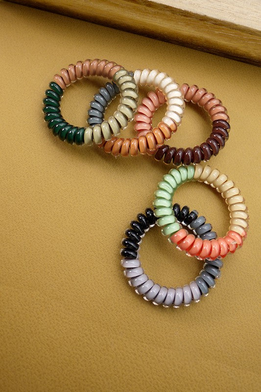 Pony Tail Coil Set of 5