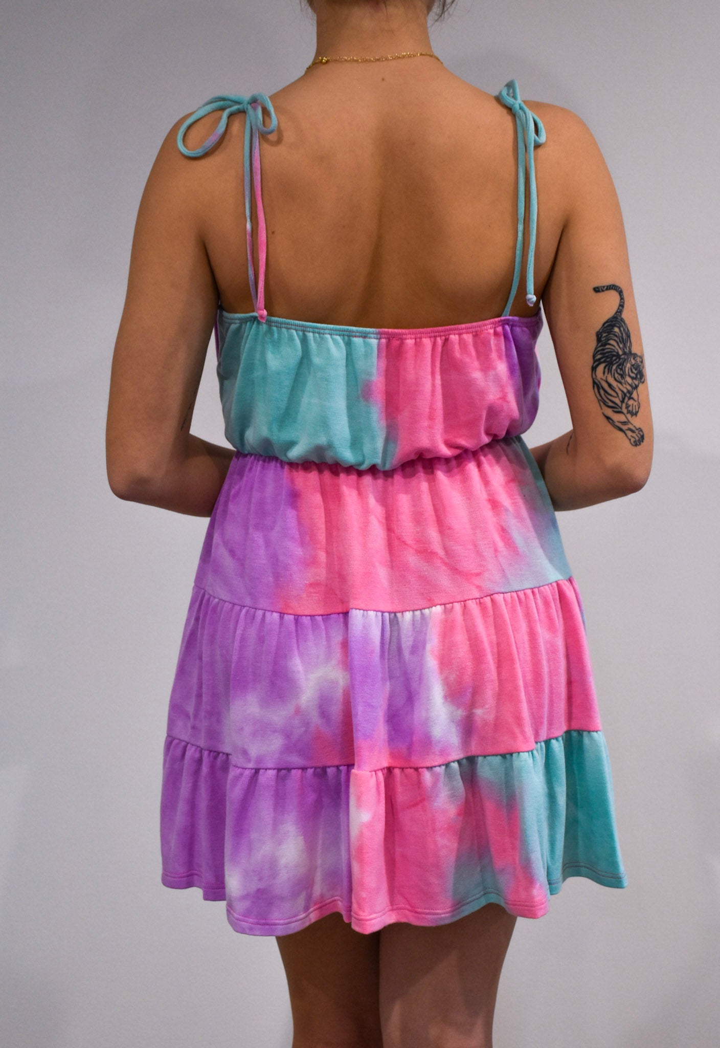 Tie Dye Rainbow Baby Doll Dress