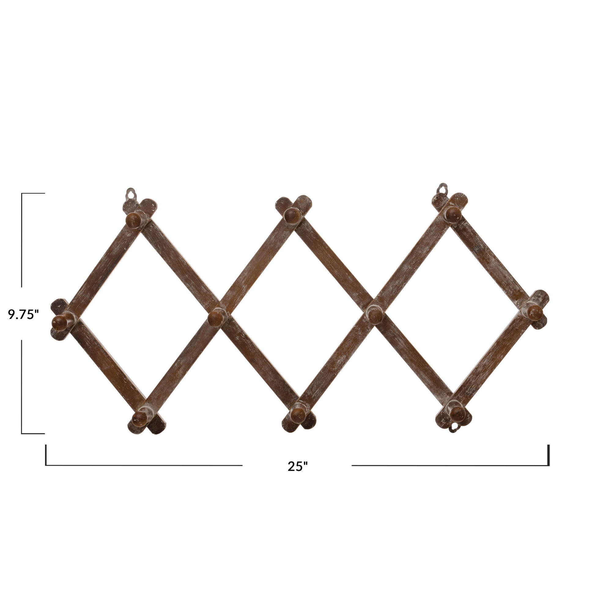 Wood Accordion Wall Hanger Rosebud s Cottage